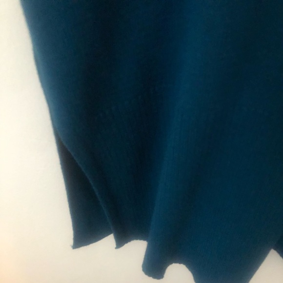 Worthington Teal Blue cap sleeves sweater. - Picture 3 of 5